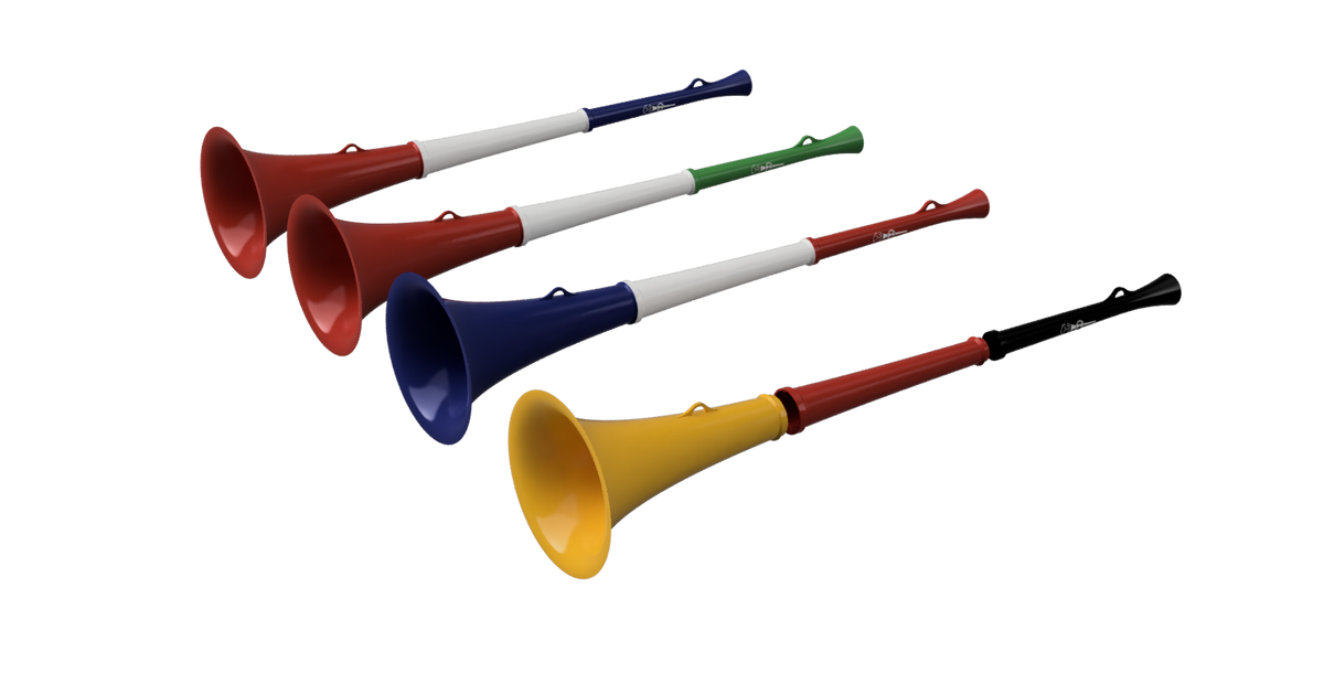 Vuvuzela (plug and play) + Megaphone by Titafubaki, Download free STL  model