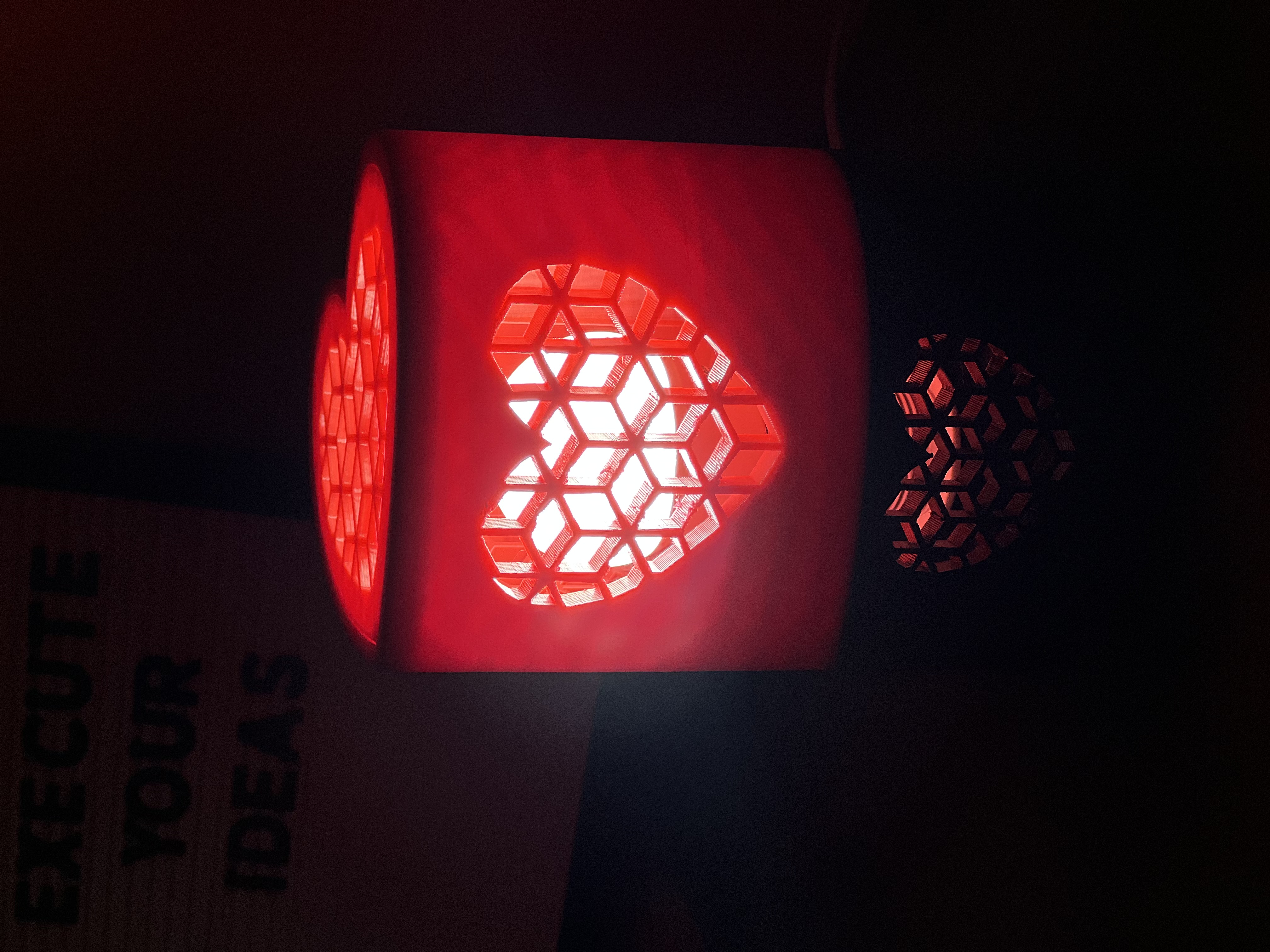 Heart Shaped Lamp - Remix of Simple Heart Box with Lid