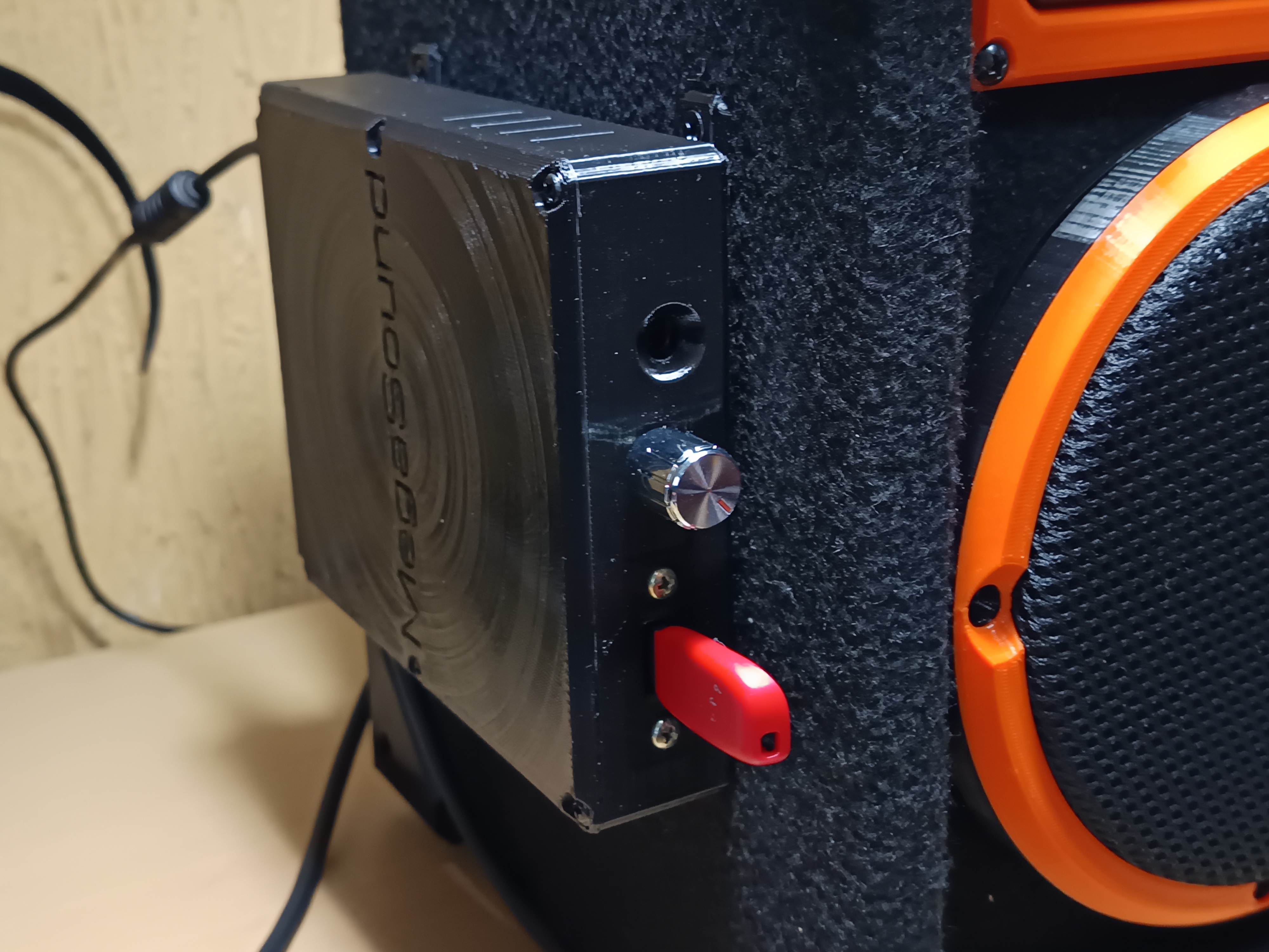 Custom Enclosure for Wuzhi Audio ZK1001B Bluetooth TWS Amplifier
