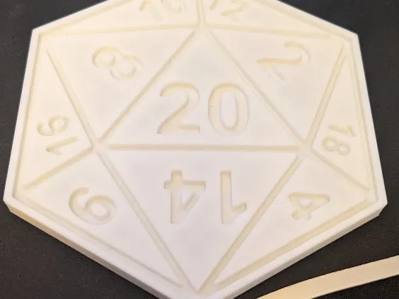 Dungeons and Dragons D20 Coasters