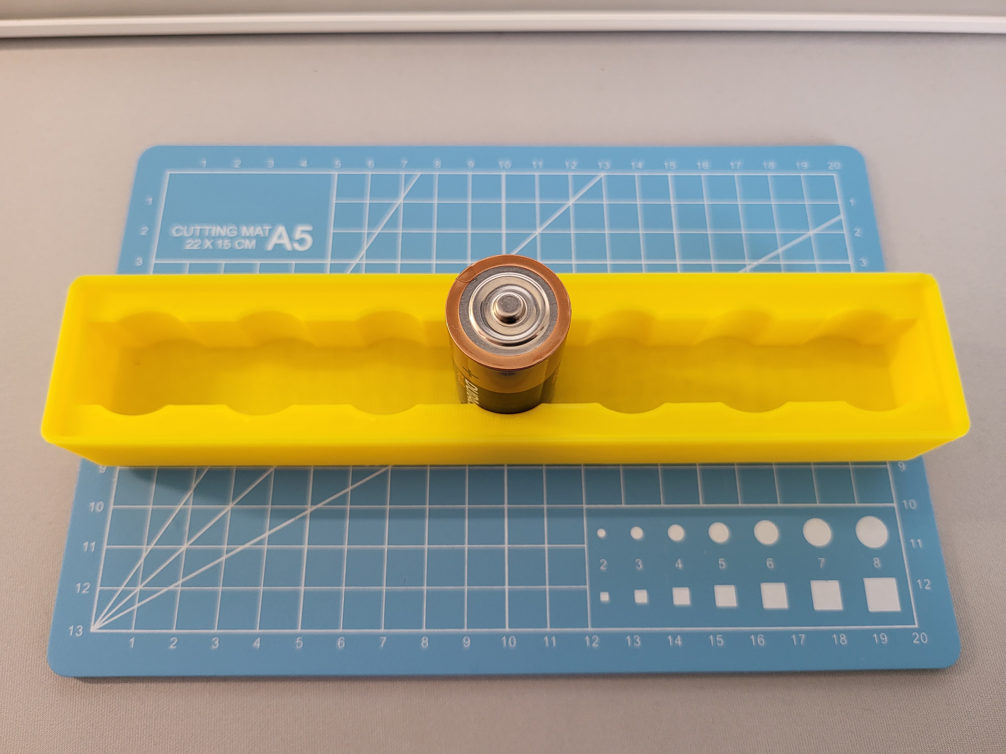 Gridfinity (Griddex) - D Battery Holder