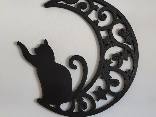 Gato en la luna