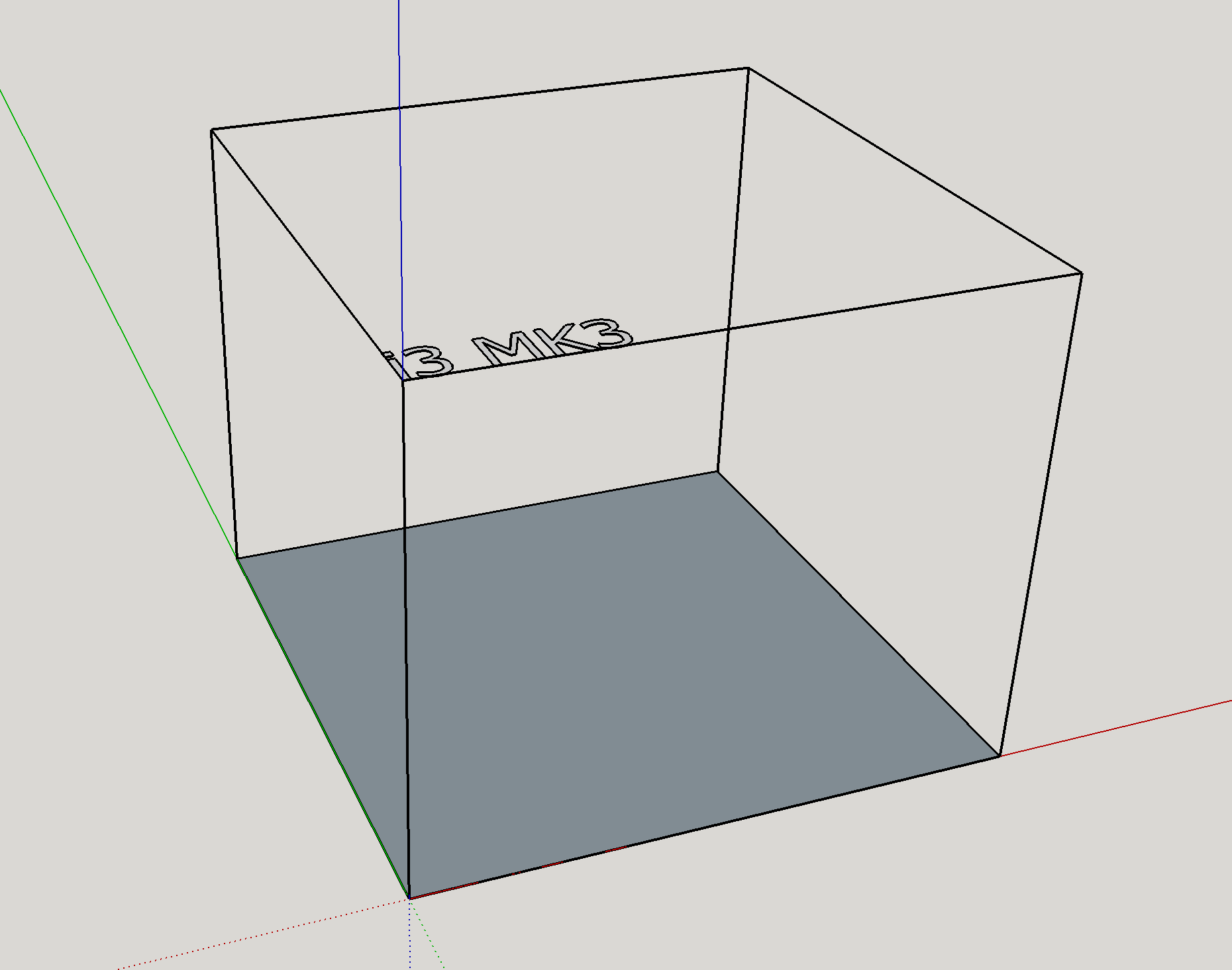 i3 MK3 MK4 SketchUp Template