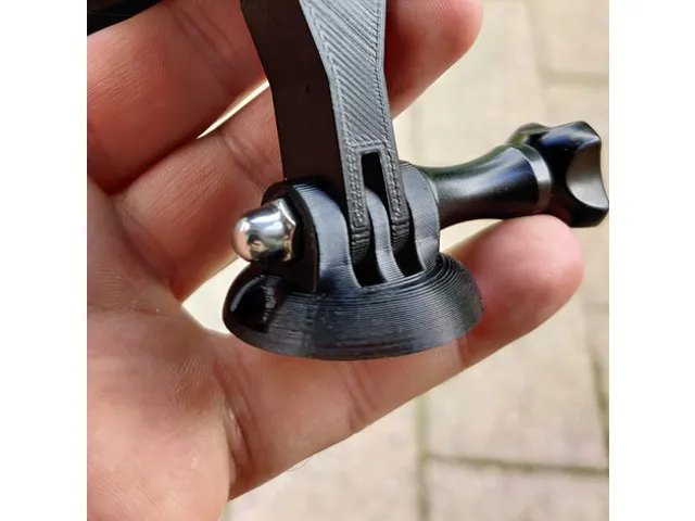 Gopro Mount plate with screw holes