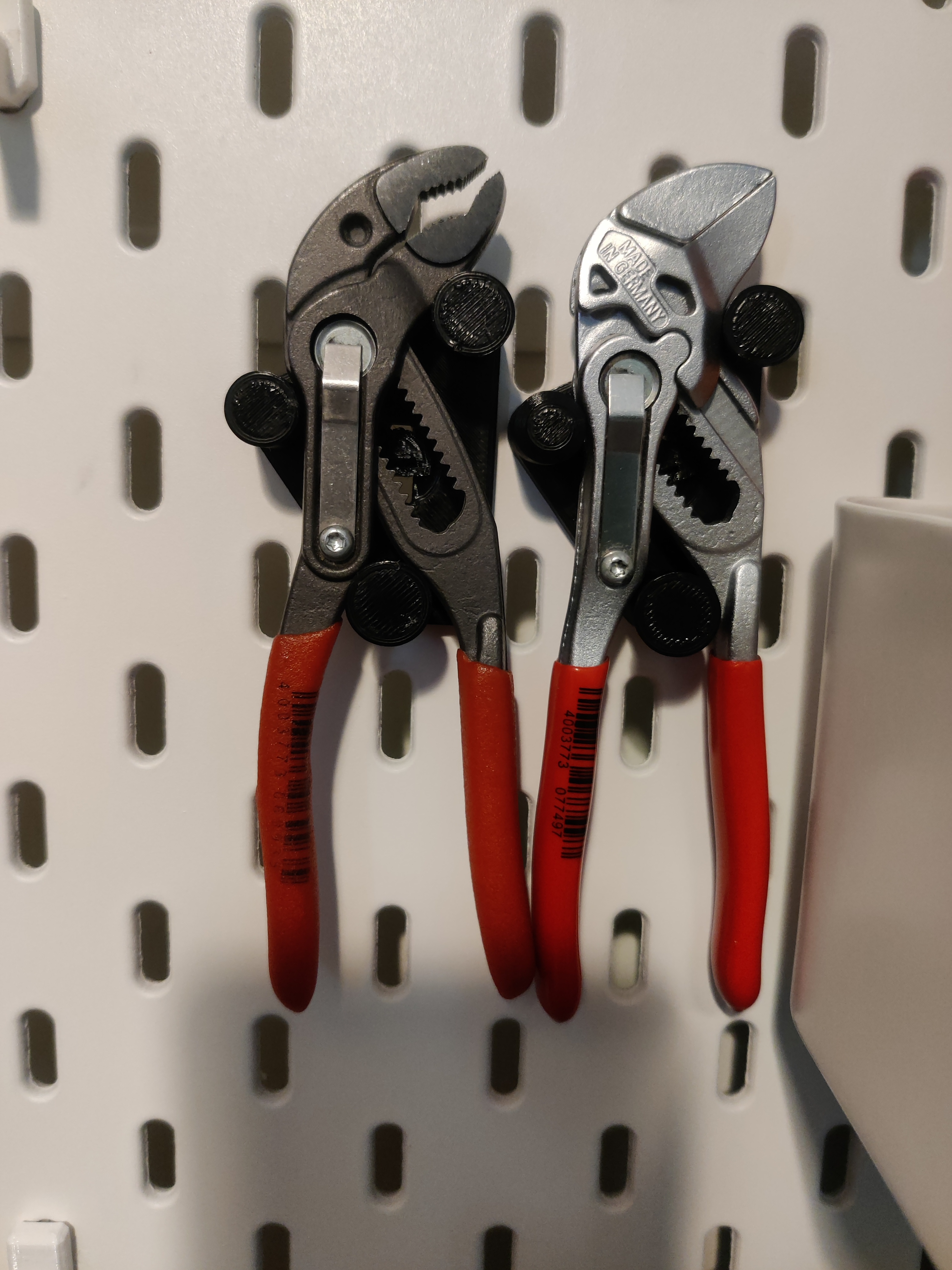 Ikea SKADIS knipex plier wrench holder