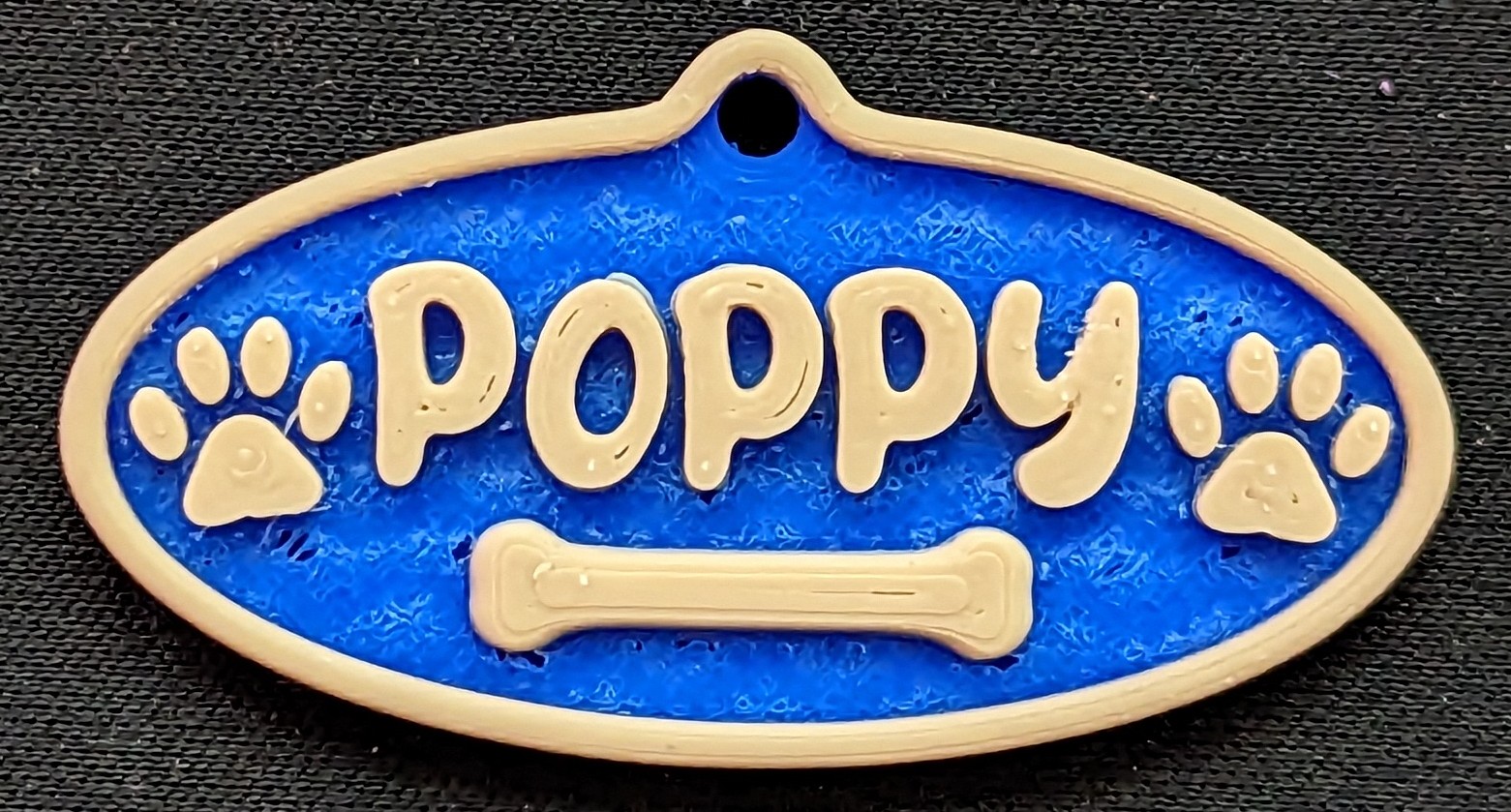 Dog tag for My Dog by Sheldore Download free STL model