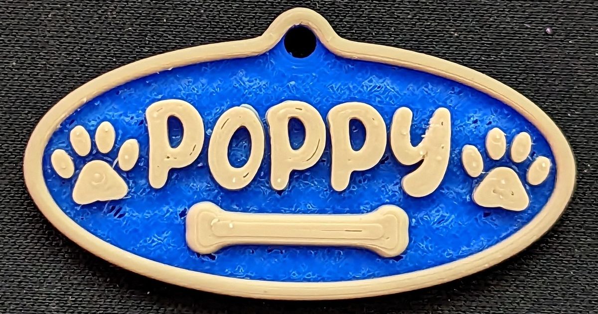 Dog tag for My Dog by Sheldore Download free STL model