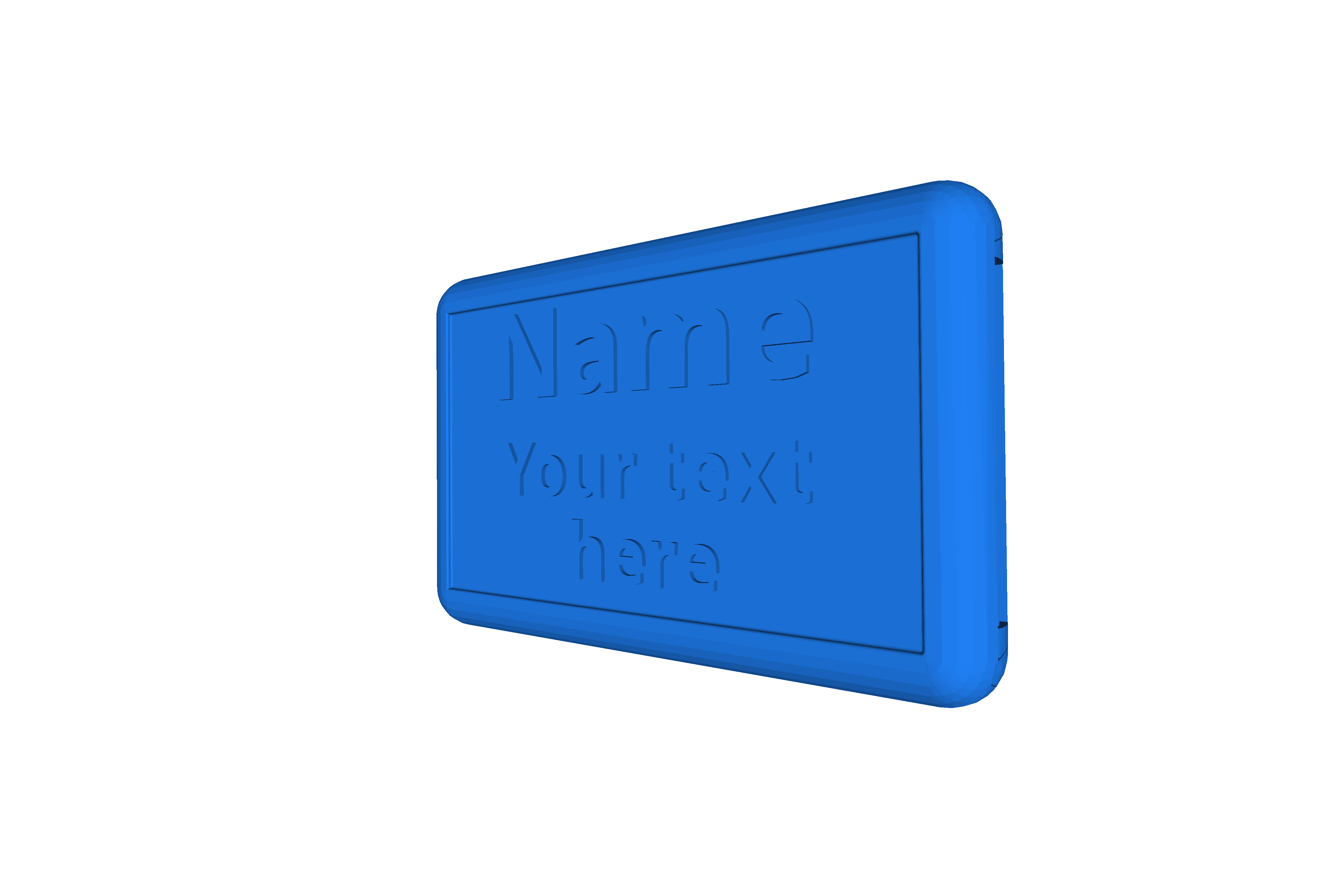 Collar ID tag by Avery Knowlton Download free STL model