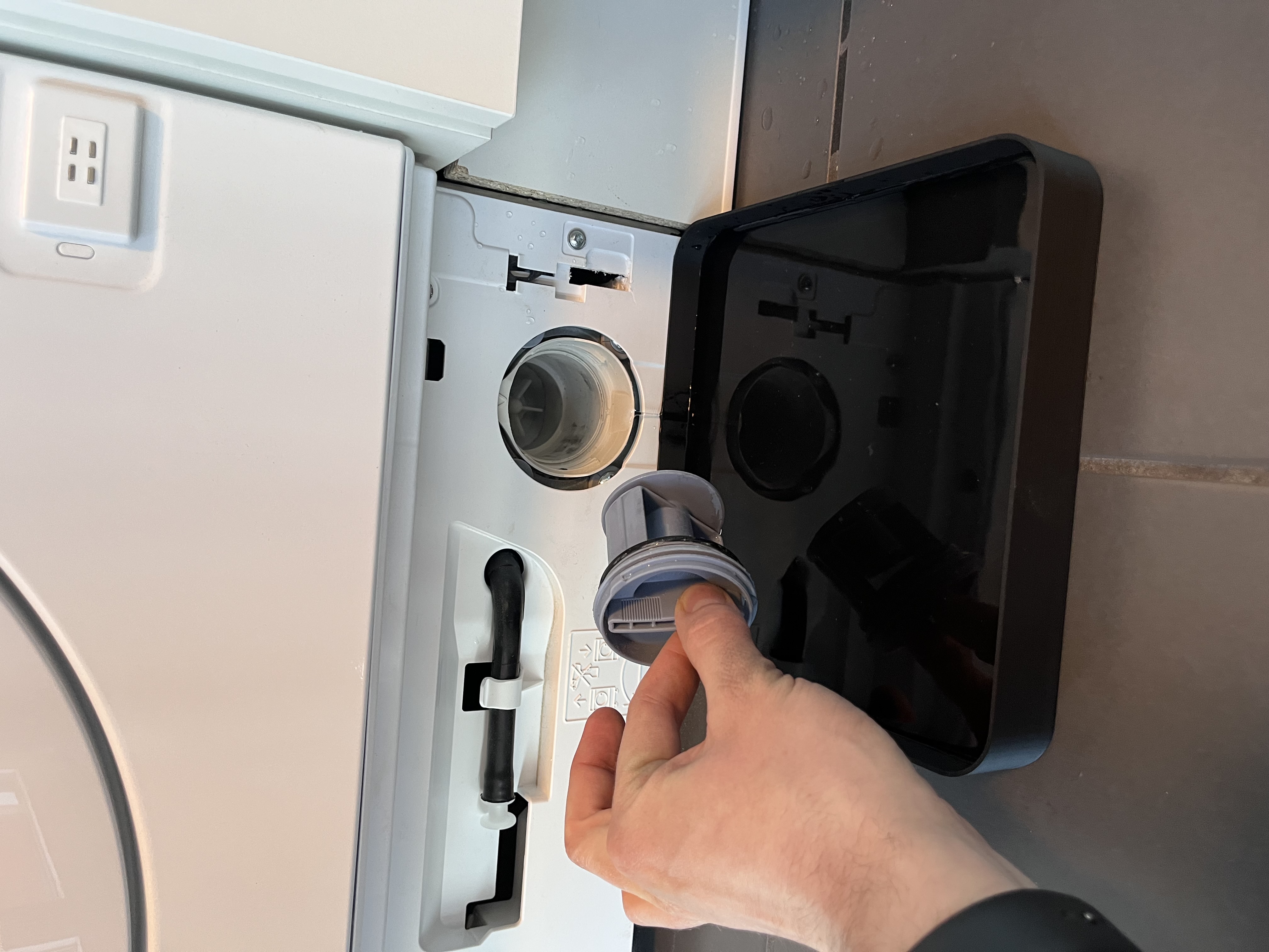 drip tray for washing machine