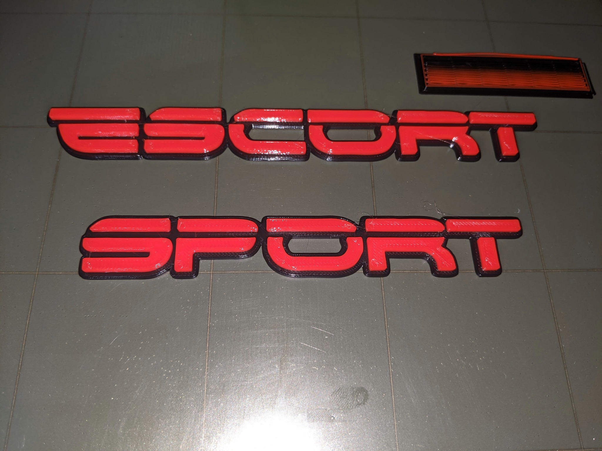 Ford Escort Sport Badges by gb_astro | Download free STL model ...