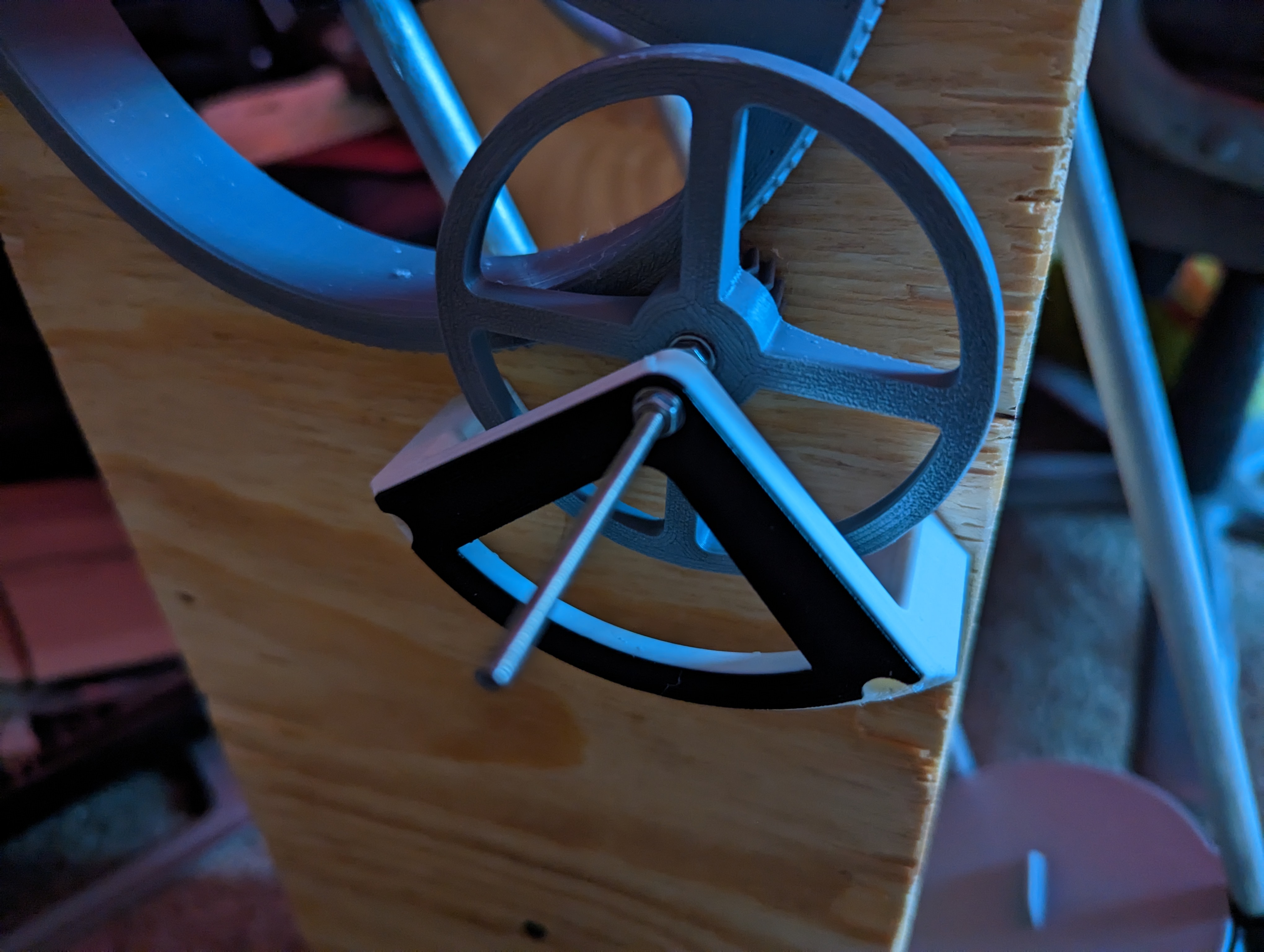Wheel Stabilizer Frame for Hadley Altitude Control Bearing