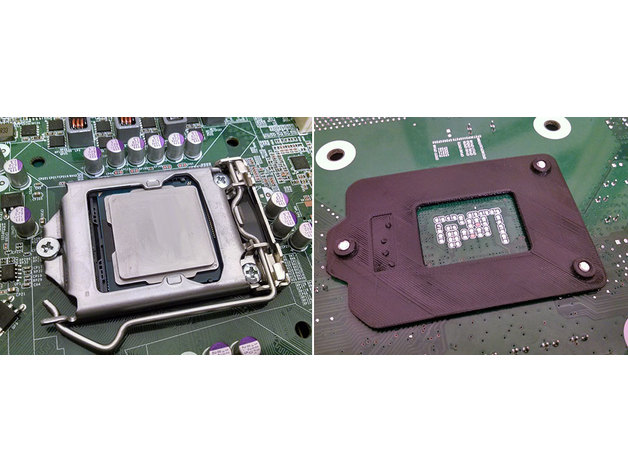 Intel motherboard backplate