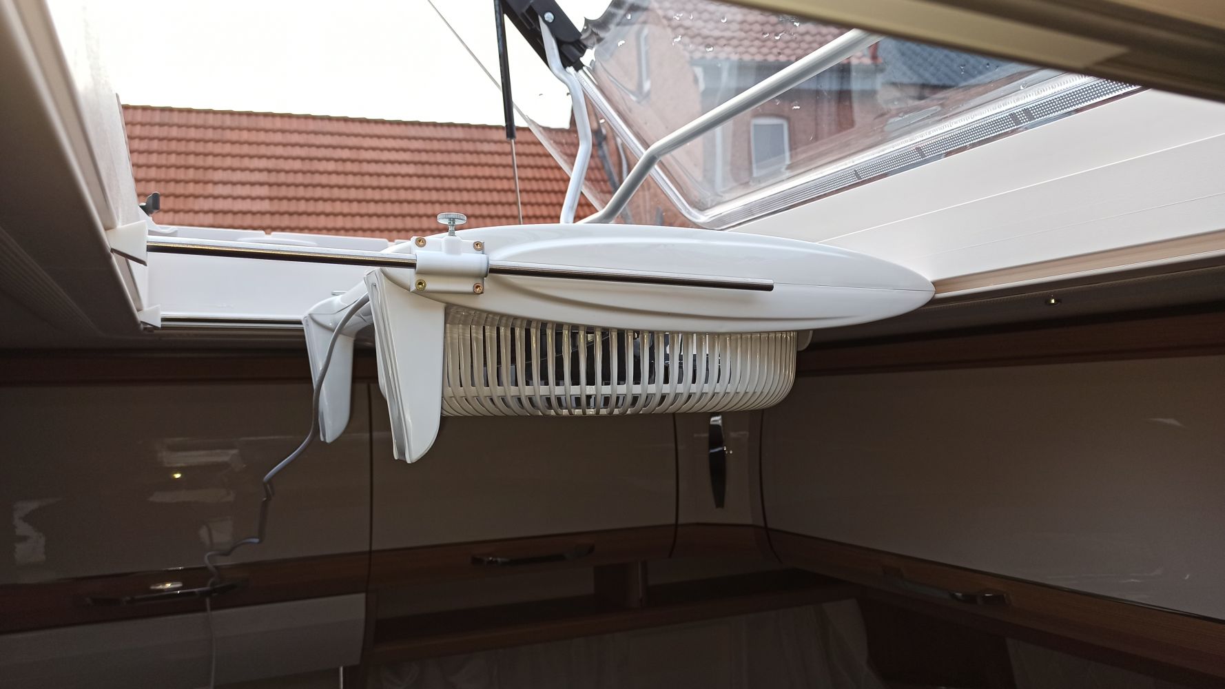 Ventilator Adapter für Wohnwagen Heki