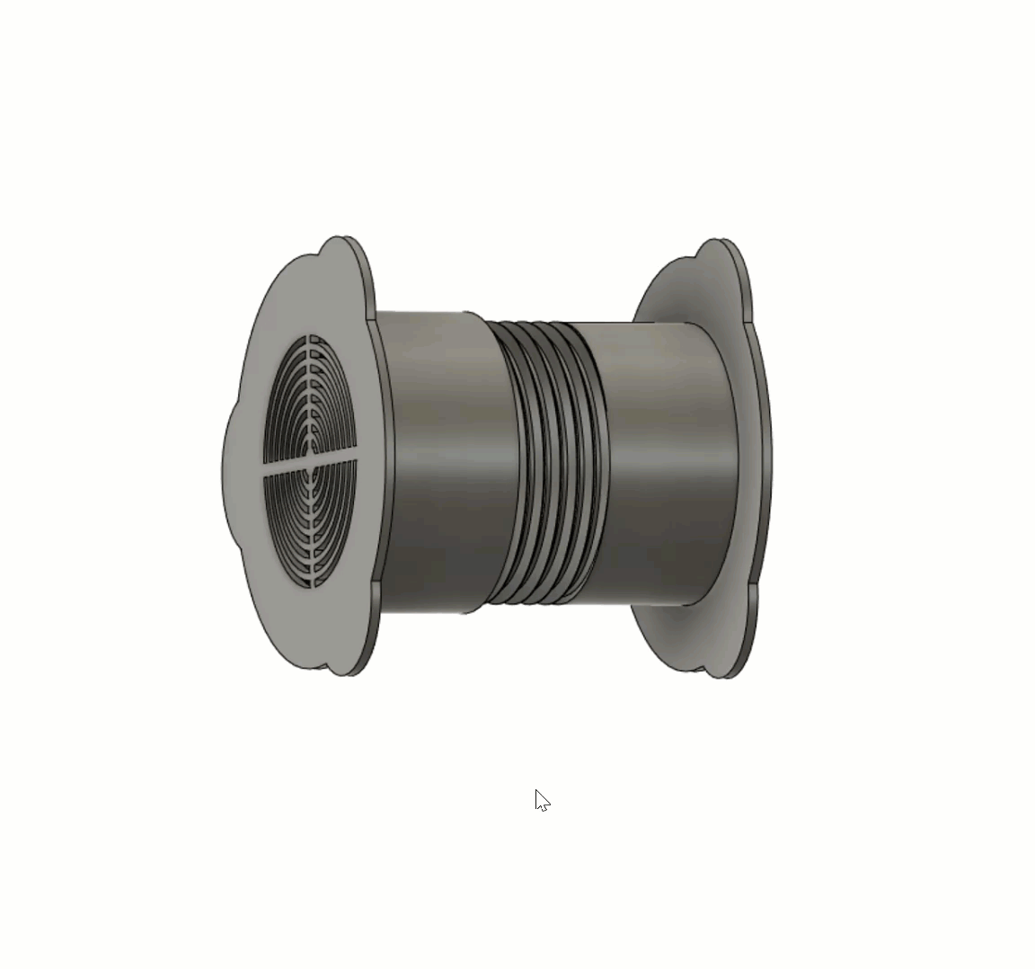 Desiccant Container for inside filament spool