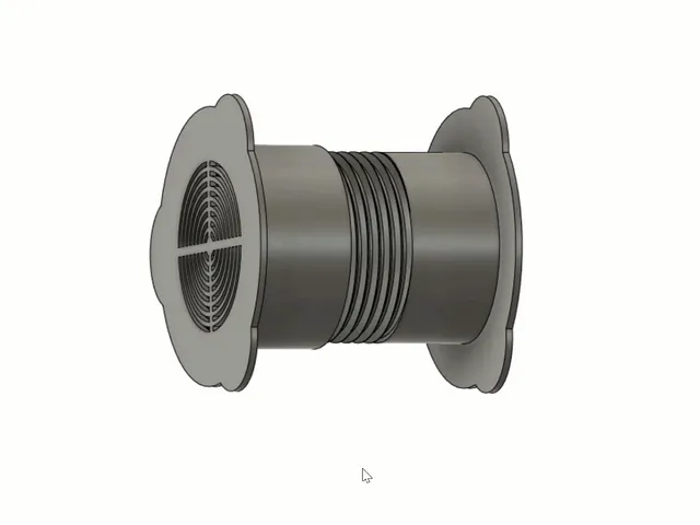 Desiccant Container for inside filament spool
