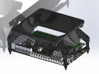 Motor b cable cover for Voron 2.4 by FunFunBoy, Download free STL model