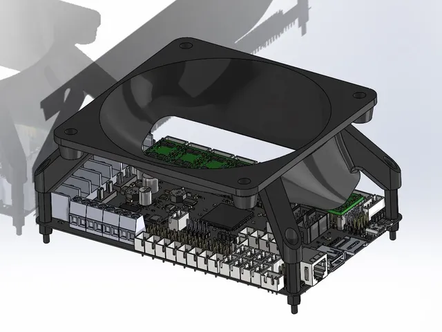 120mm fan duct for BTT Octopus.