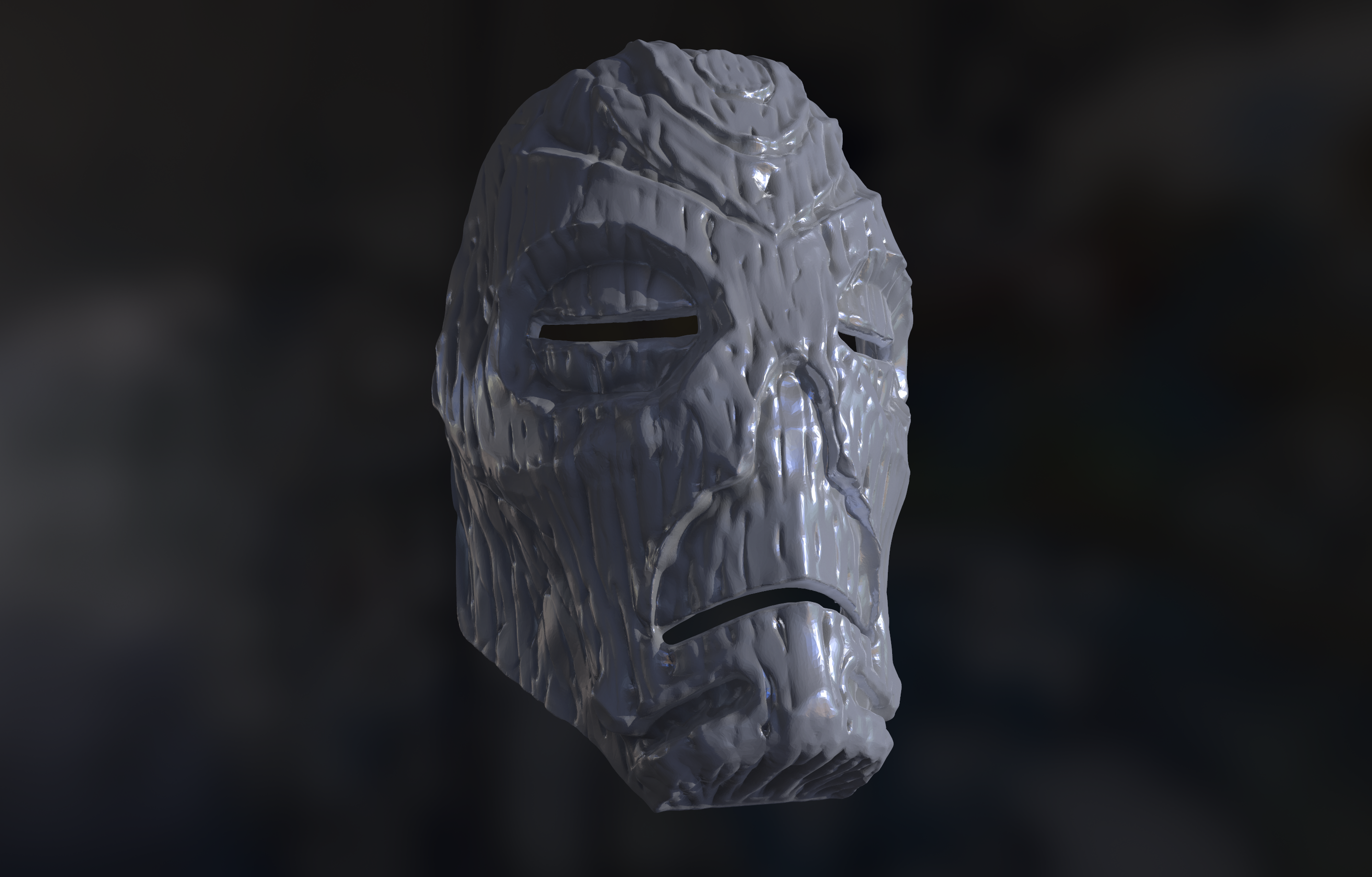 Wooden Dragon Priest Mask (Skyrim)