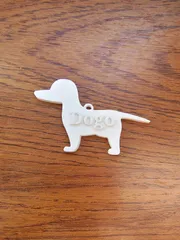 Dogo Dachshund ID Tag