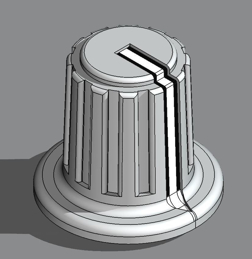 Airbus A320 Lighting Knob - V2