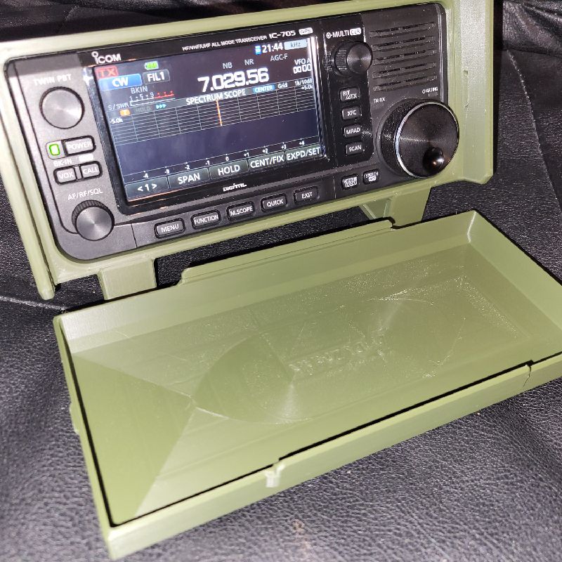 Icom IC 705 cage - next level ! by DL2MAN | Download free STL