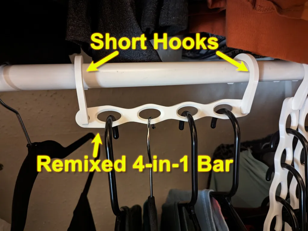 Suit Hangers with Bar, Space Saving Hangers