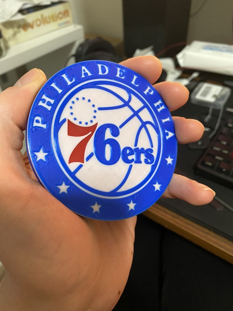 Philadelphia 76ers Logo Magnet