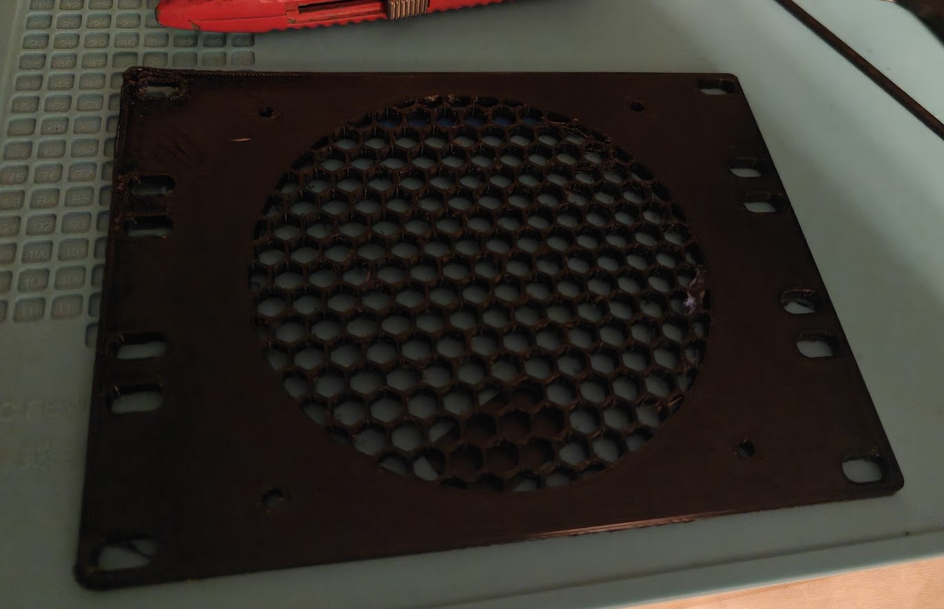 120mm Fan Mount Side Panel for 10" Minilab