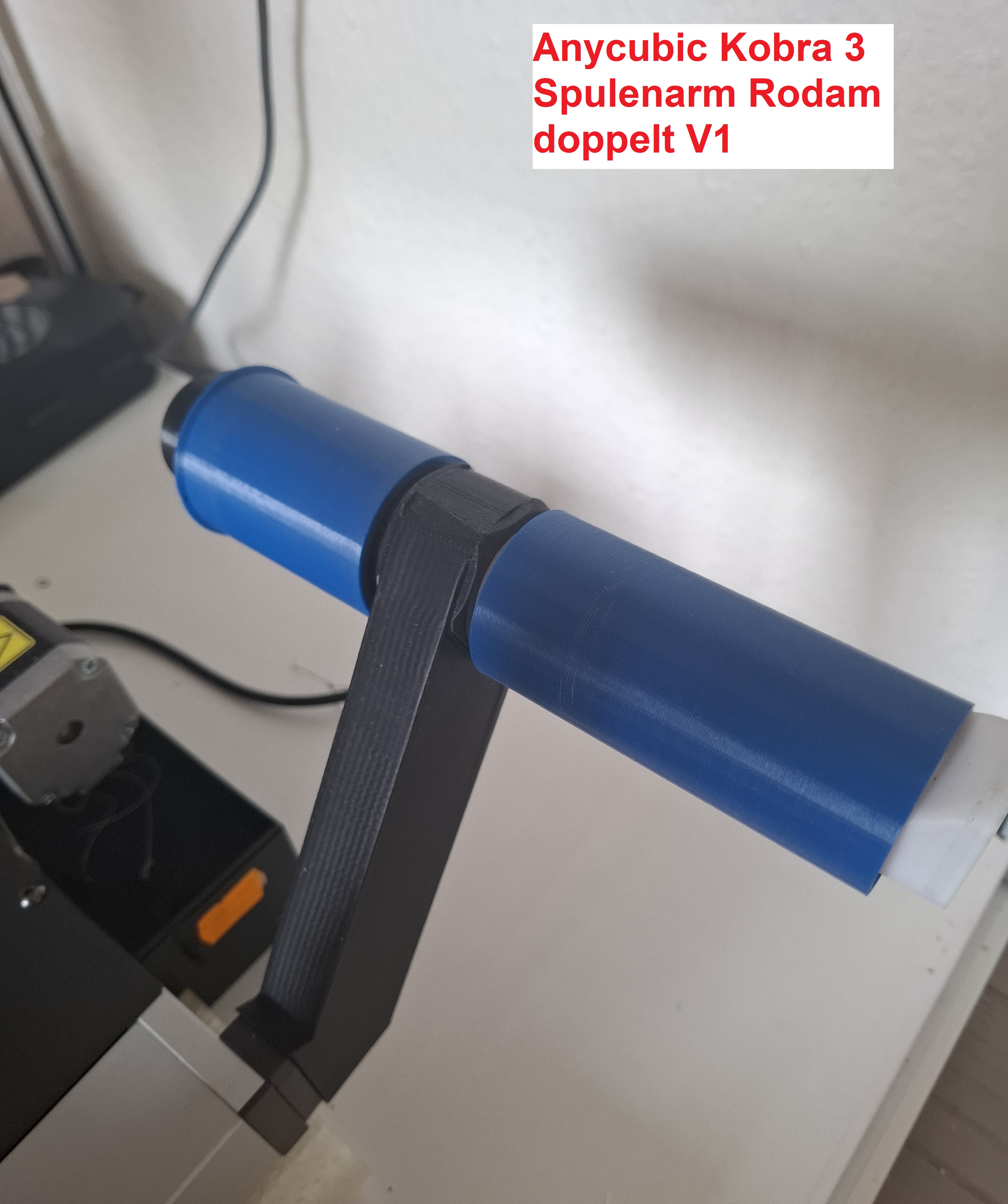 Anycubic Kobra 3 Spulenarm Rodam doppelt V1