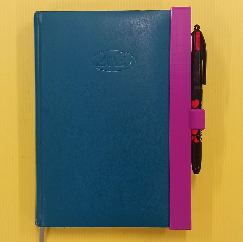 pen holder for diary/agenda