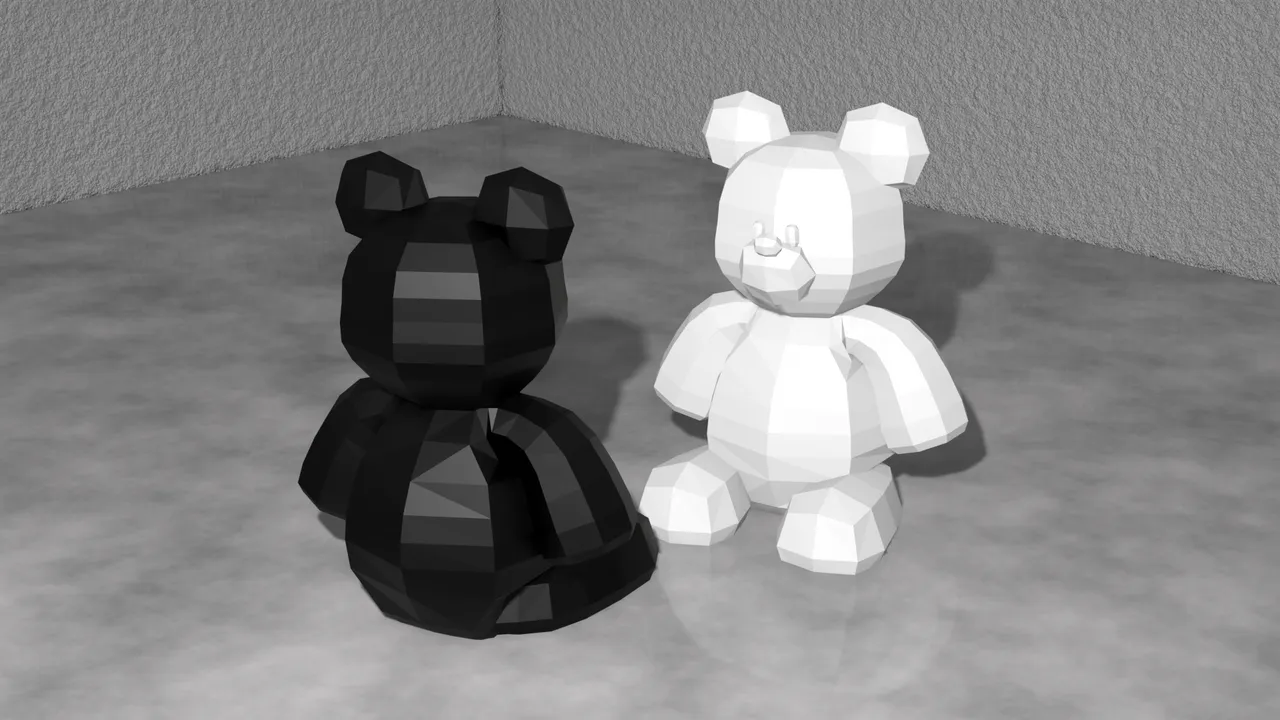 Teddy Bear Blender Models for Download