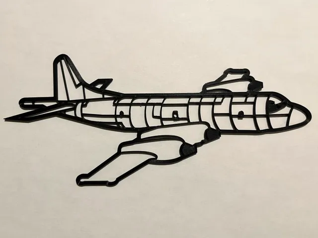 CP-140 Aurora / P-3 Orion Plane Geometric Art