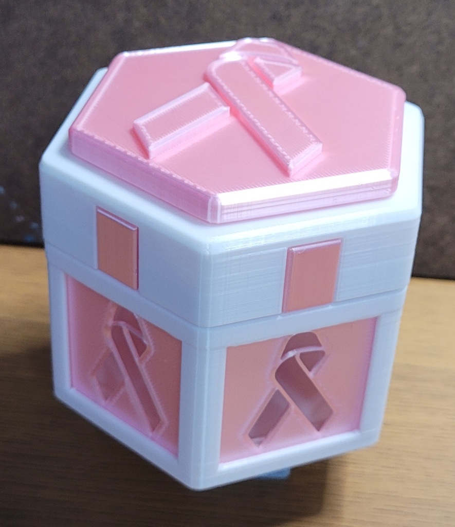 Remix of Twist Lock Trick Box - Open Frame Base Awareness Ribbon