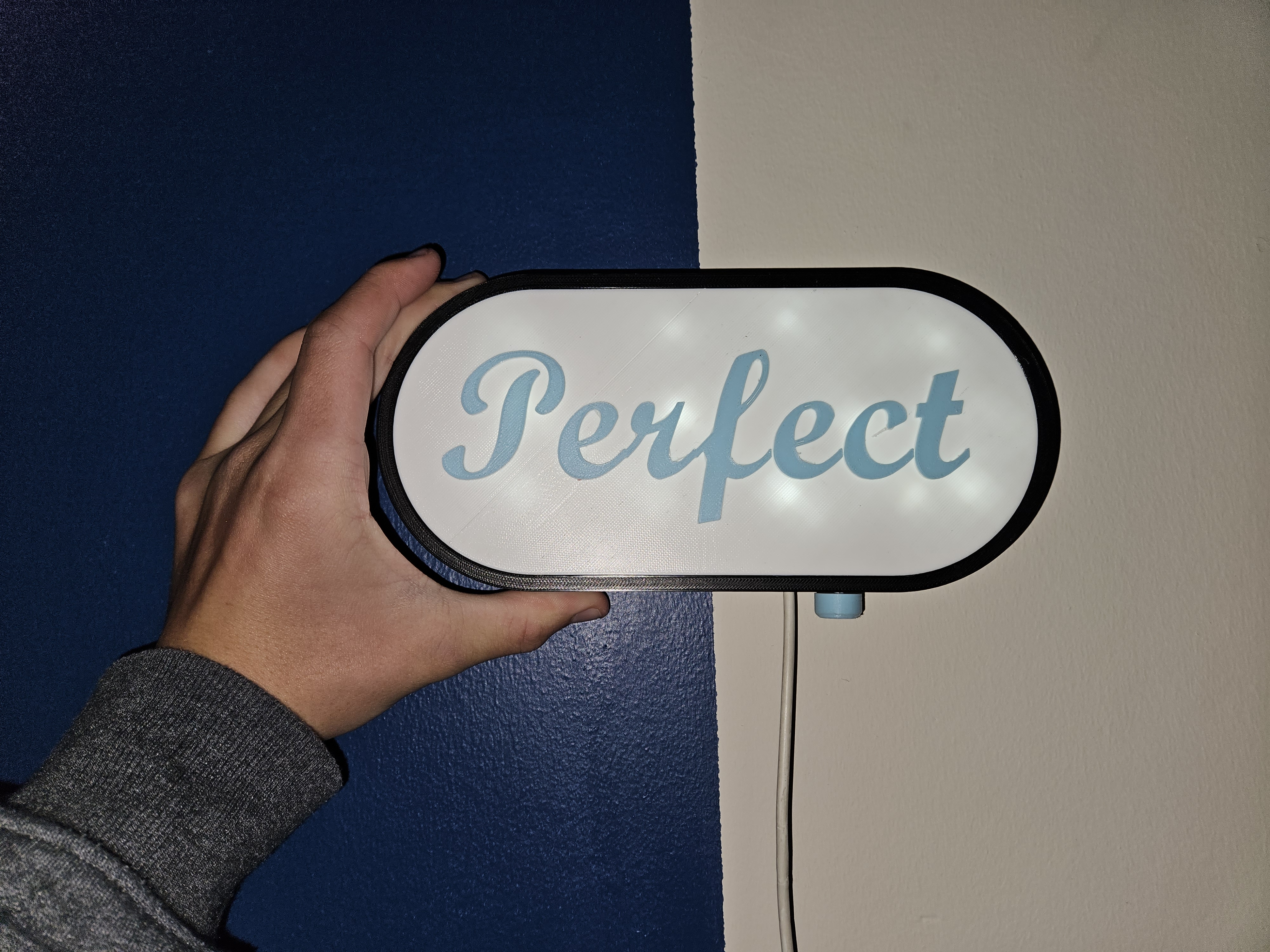Miniatura 3 do modelo 3D light up sign