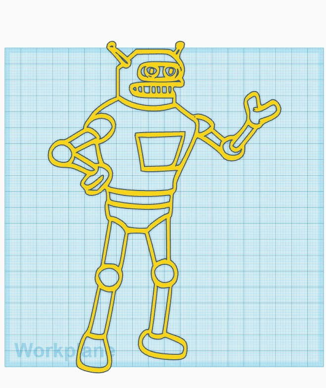 Calculon wall art - Futurama