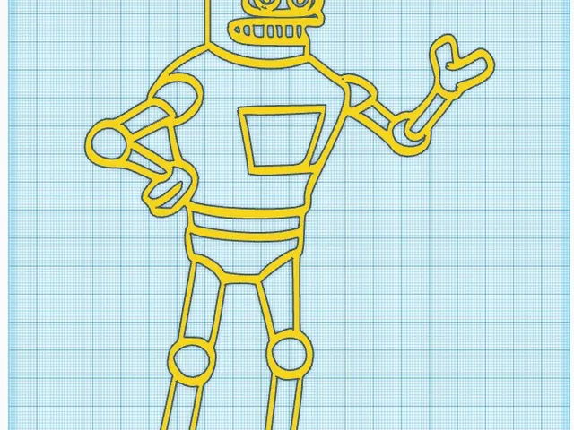 Calculon wall art  - Futurama