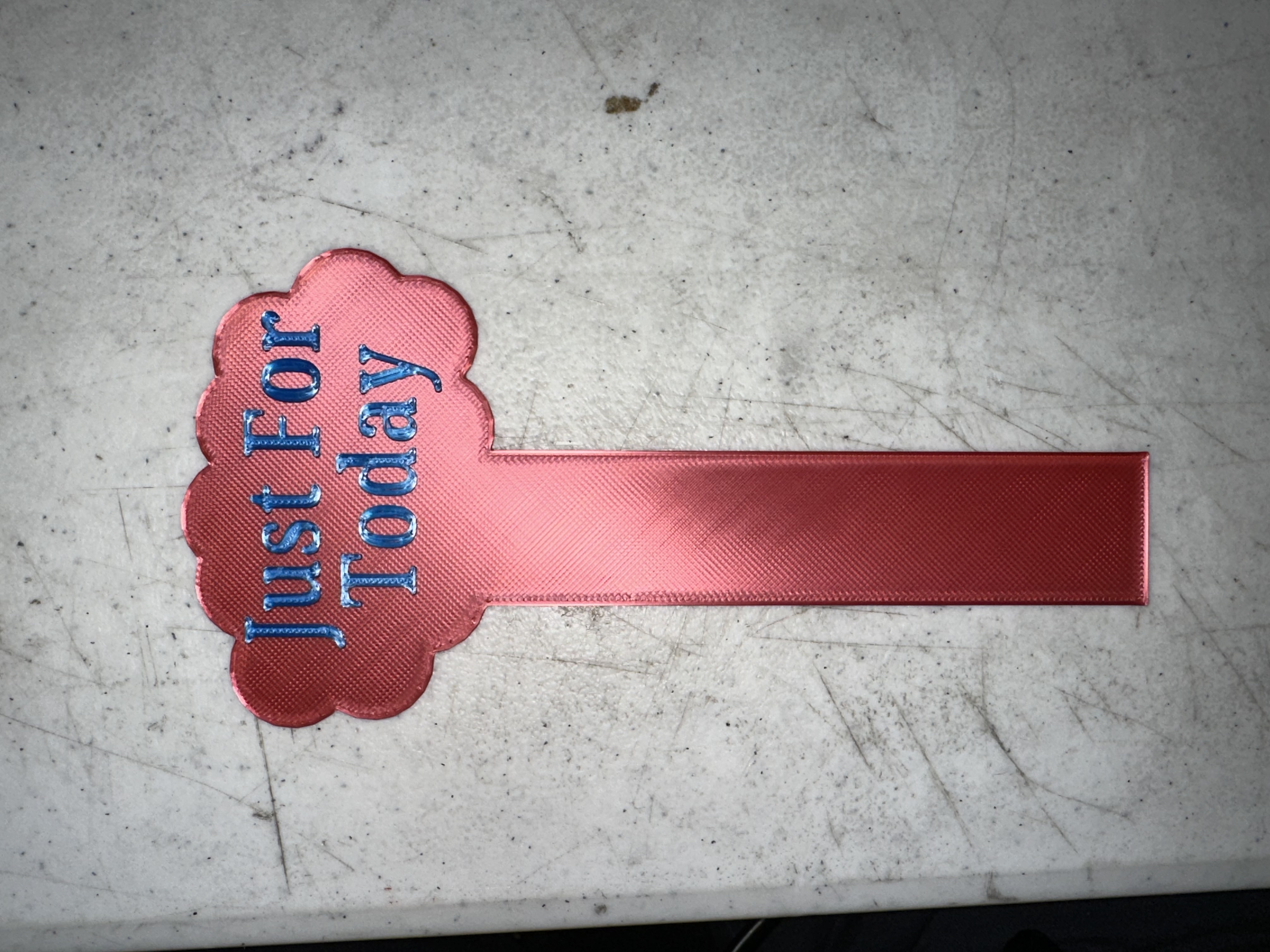 NA Just For Today Bookmark by Pinknick Download free STL model