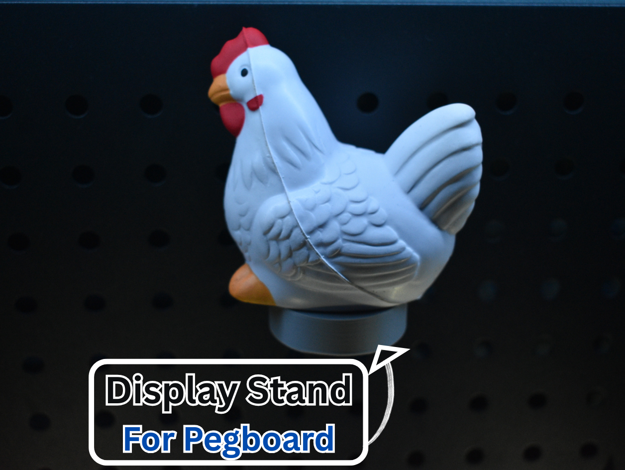 Pegboard Display Pedestal For 1in/25.4mm&20mm Pegboards