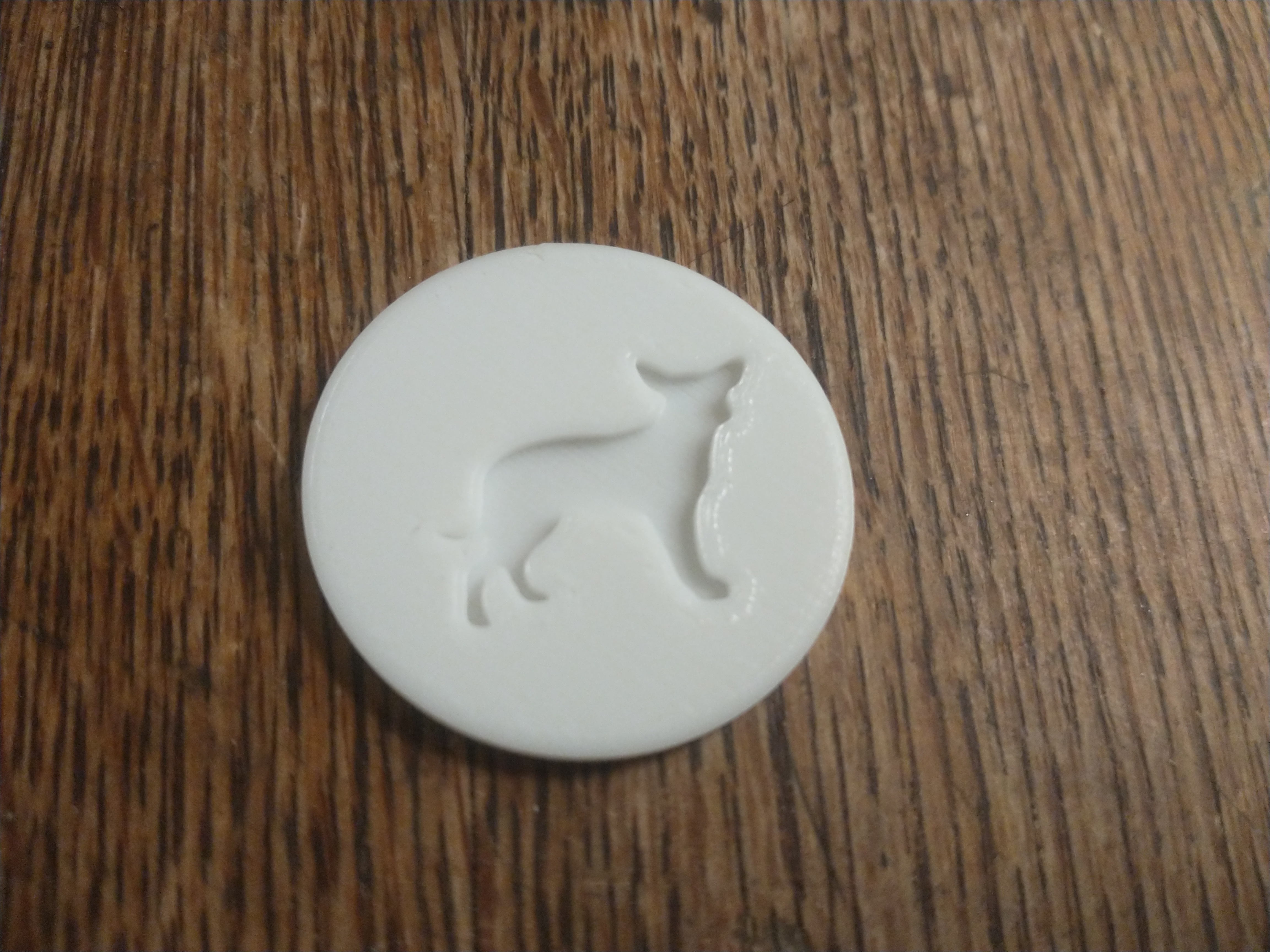 Dog Silhouette Coin