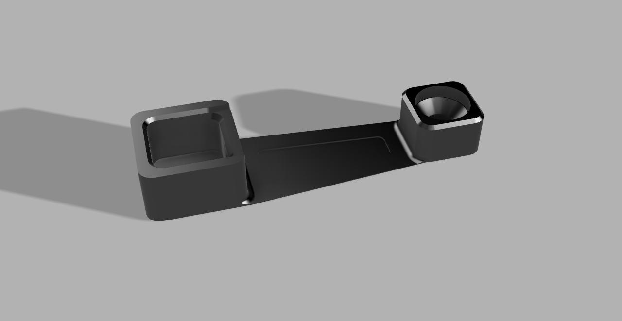 Miniatura 2 do modelo 3D Simple cable clip / Kabelschelle