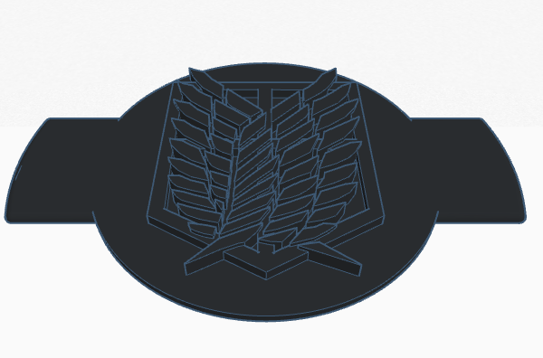 Snusdosa with Attack on titans logo
