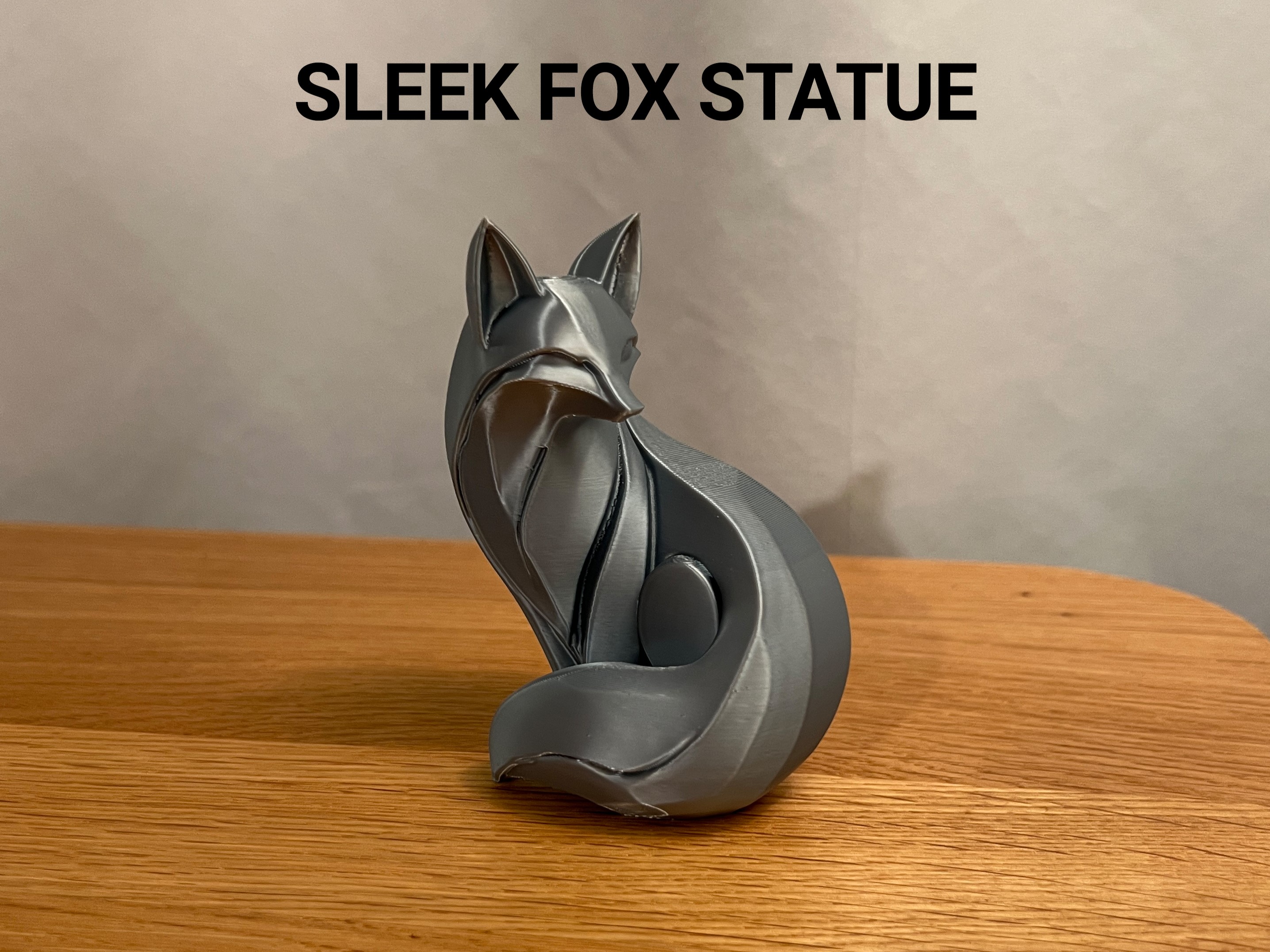 Sleek Fox Statue