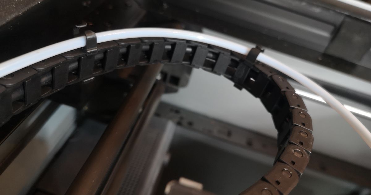 BambuLab Cable Chain Clip P1P/X1C PFTE Guide Updated by Jack Siegel