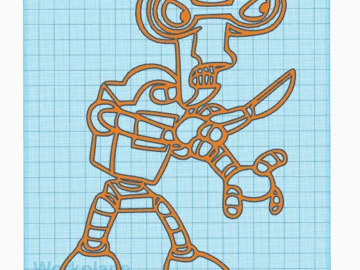 ROBERTO - futurama wall art