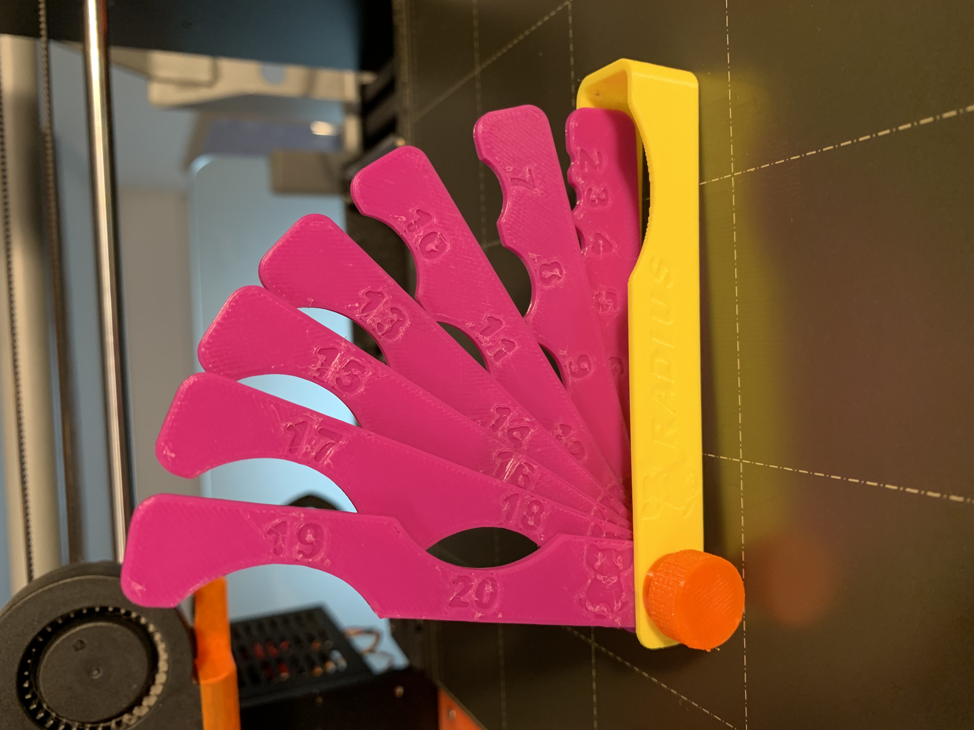 Radius gauge by Giack_95 Download free STL model