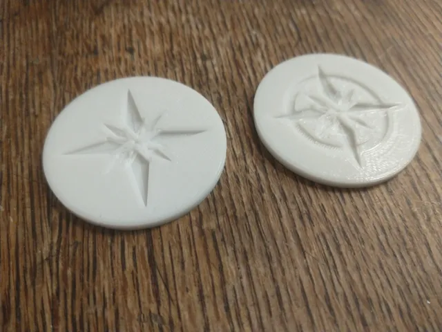 Compass Rose Coin