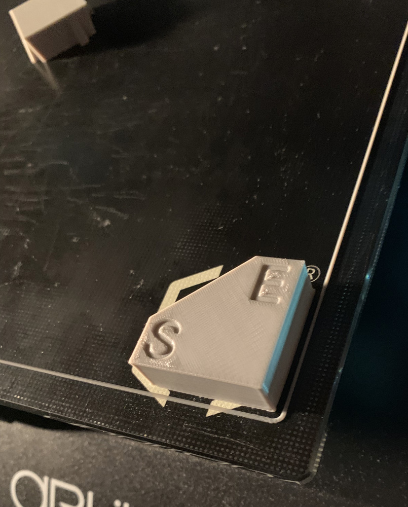 Test field marker (for first layer and common print feature setting) by ...