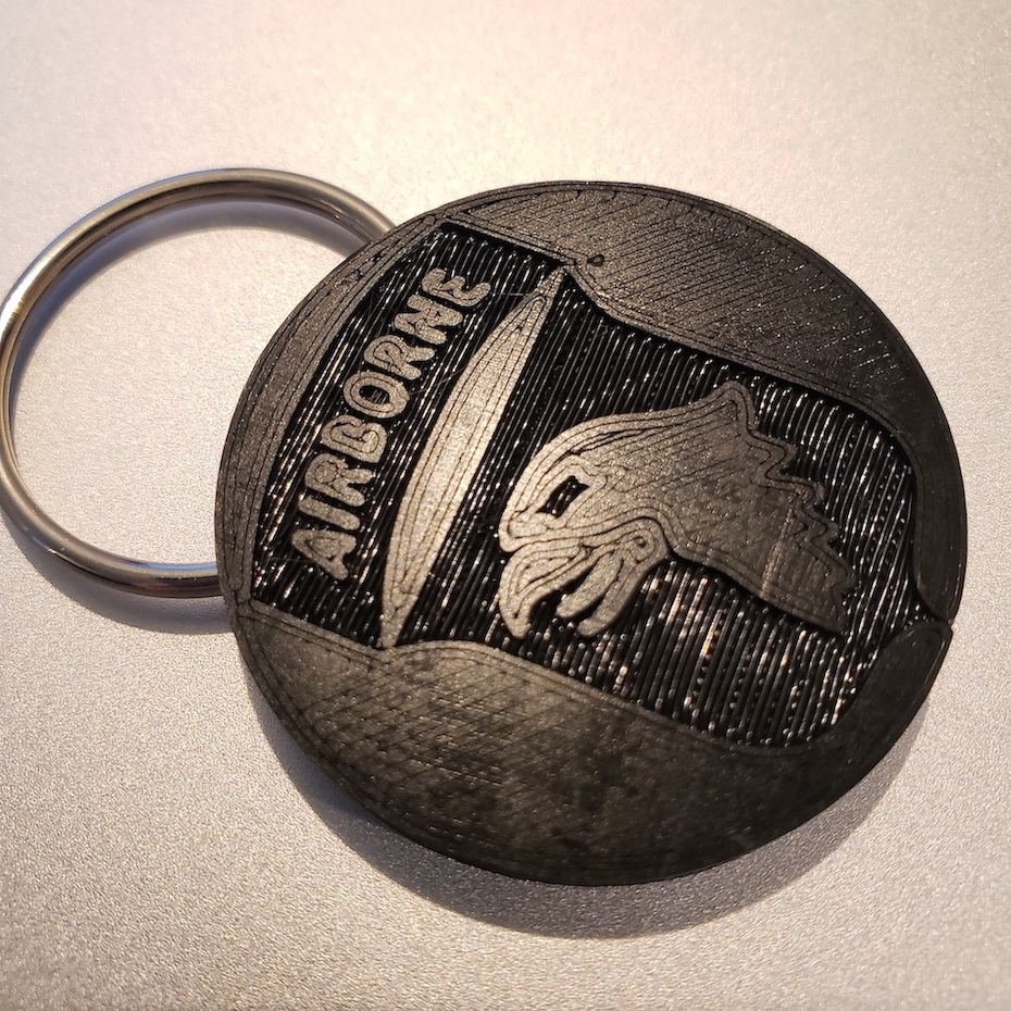 101st Screaming Eagles Airborne Division Keychain