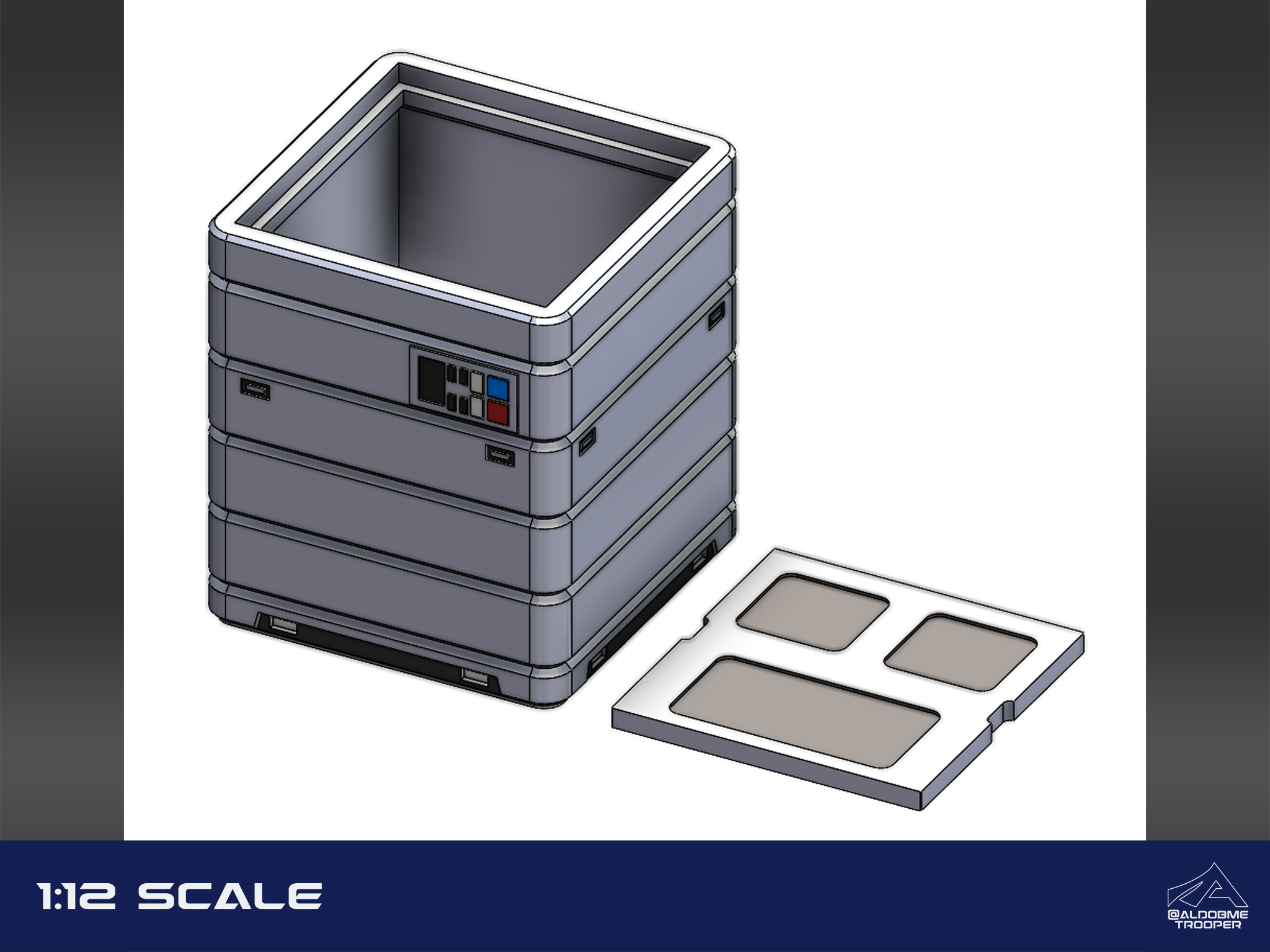 Imperial Crate 4 1:12 Scale