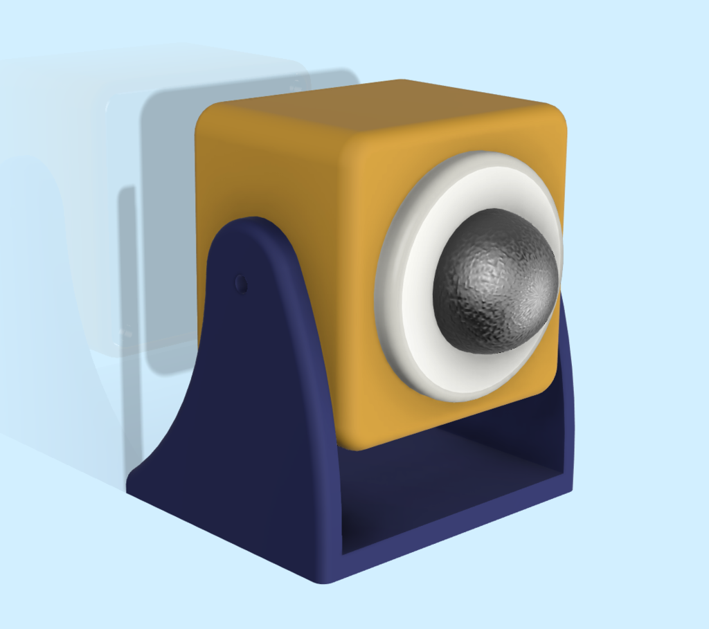 Miniatura 2 do modelo 3D PIR sensor holder case solutions